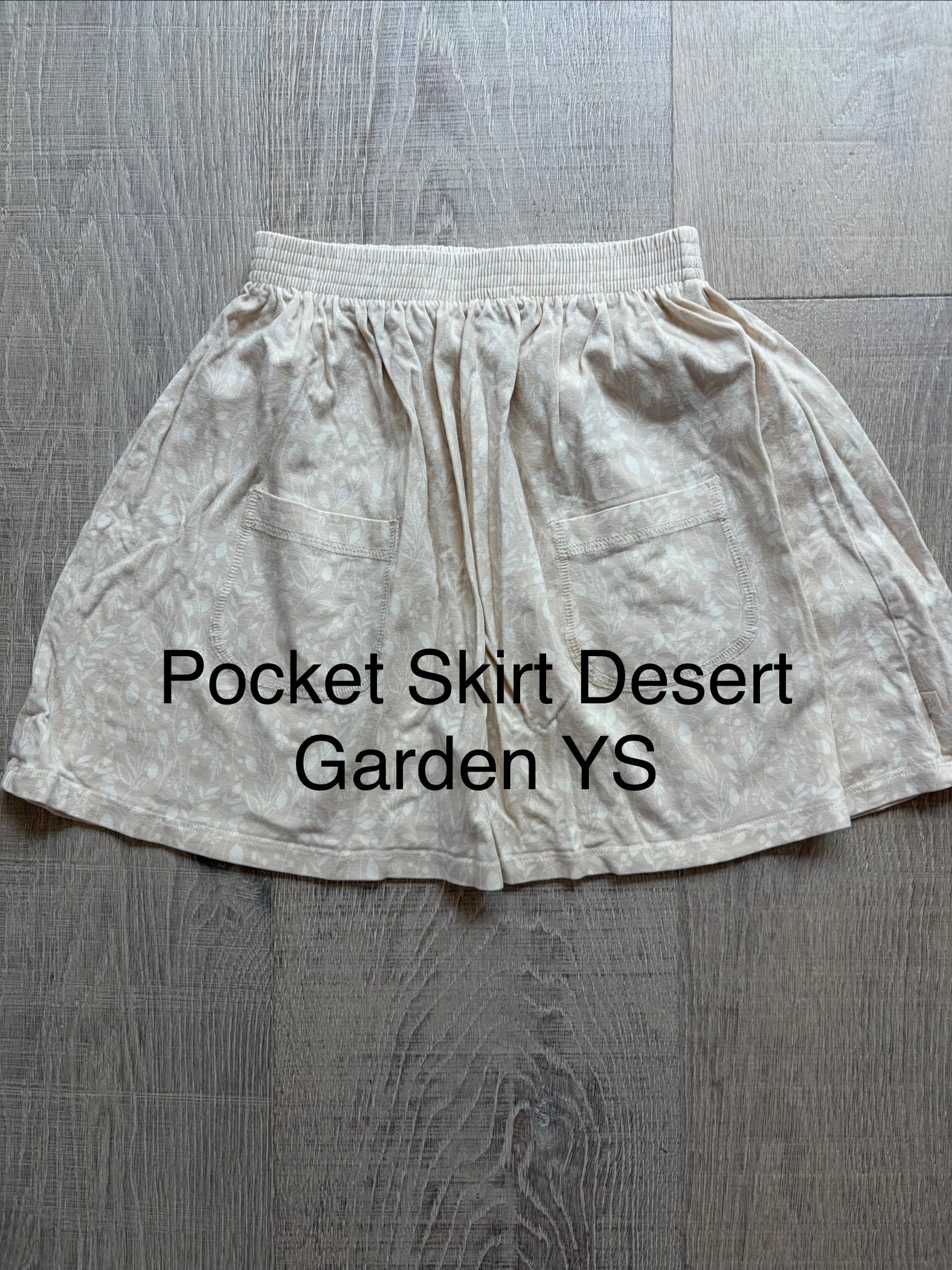 J&L Pocket Skirt Desert Garden YS