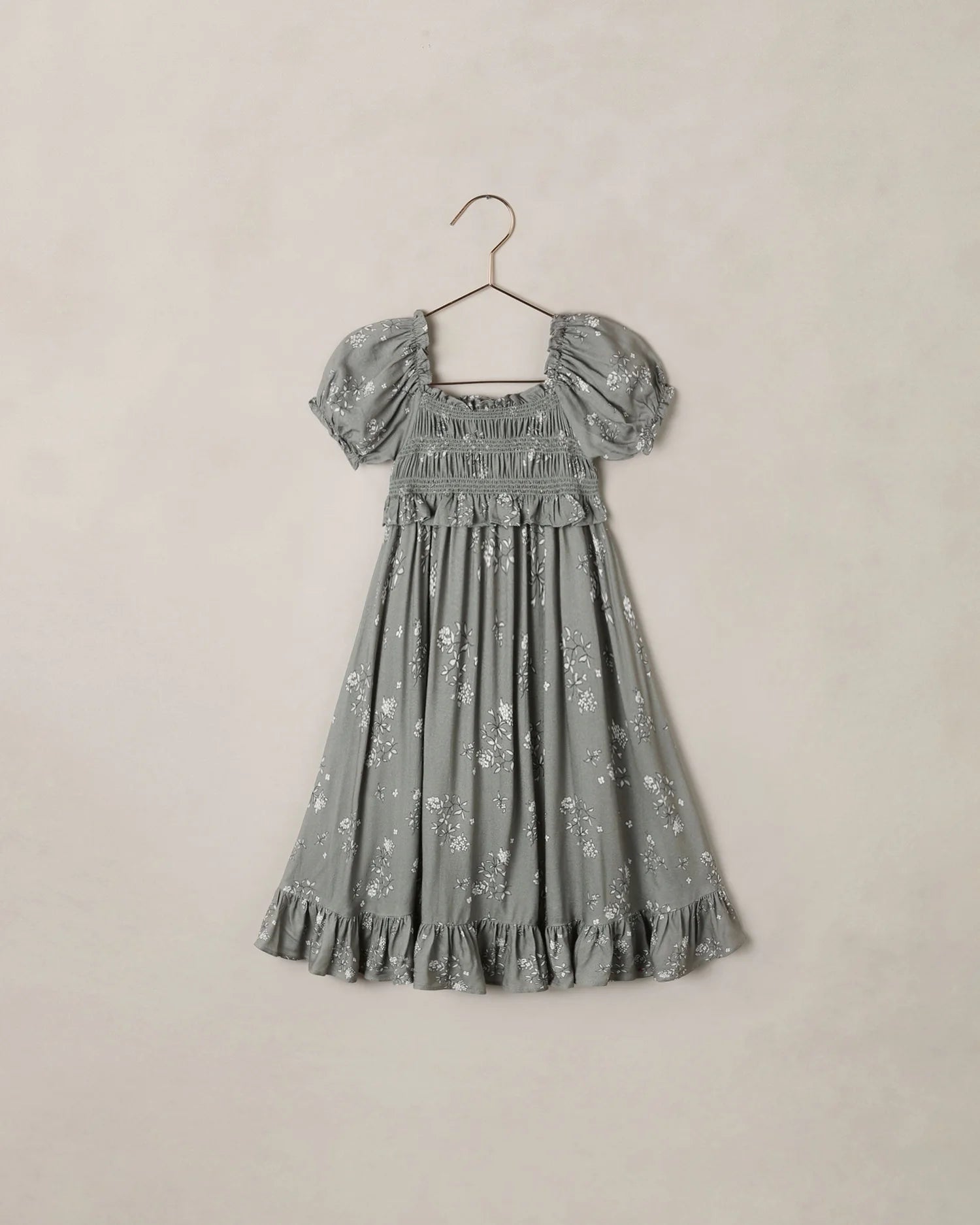 Maggie Dress Eucalyptus French Floral
