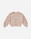 Fuzzy Cardigan Blush