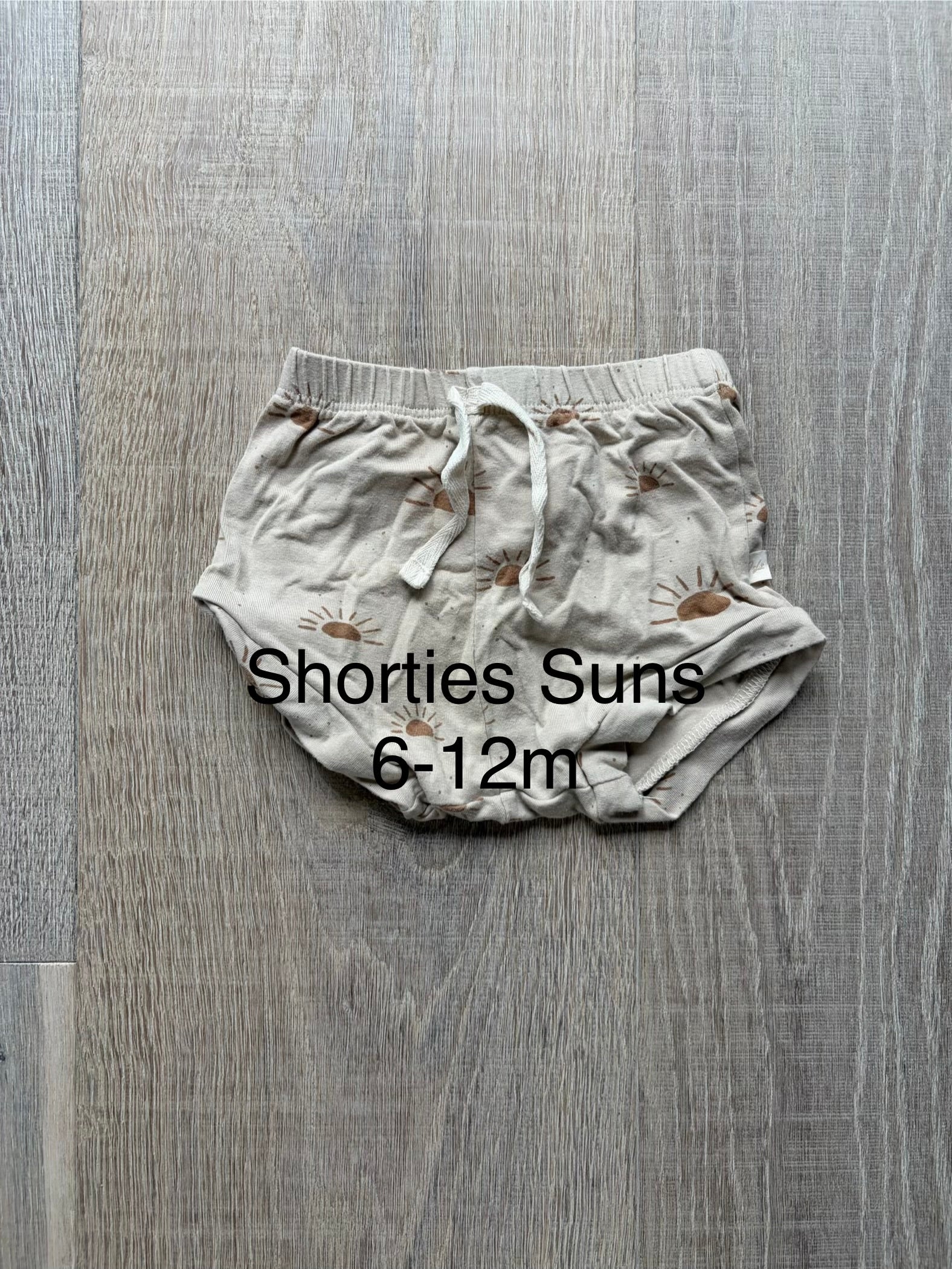 J&L Shorties Suns 6-12m
