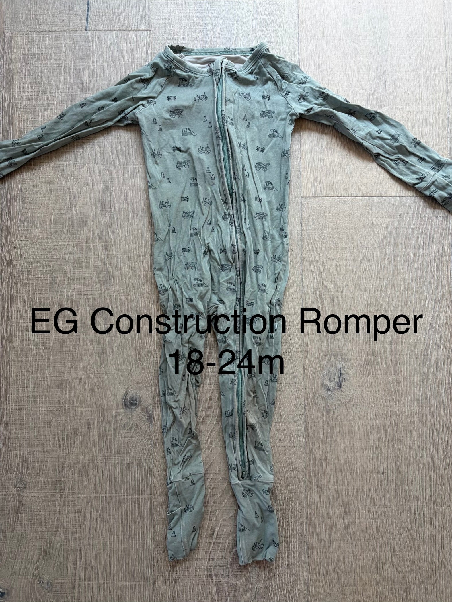 EG Construction Romper 18-24m