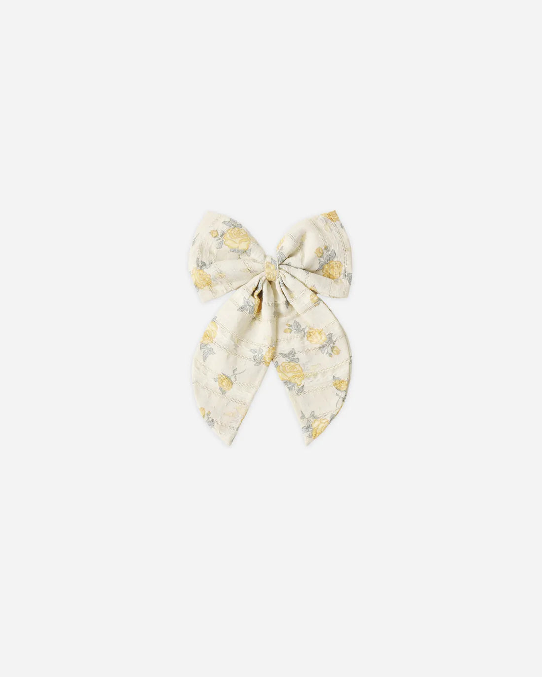 Oversized Bow Lemon Ditsy Flower LA