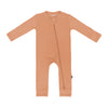 Zippered Romper in Apricot