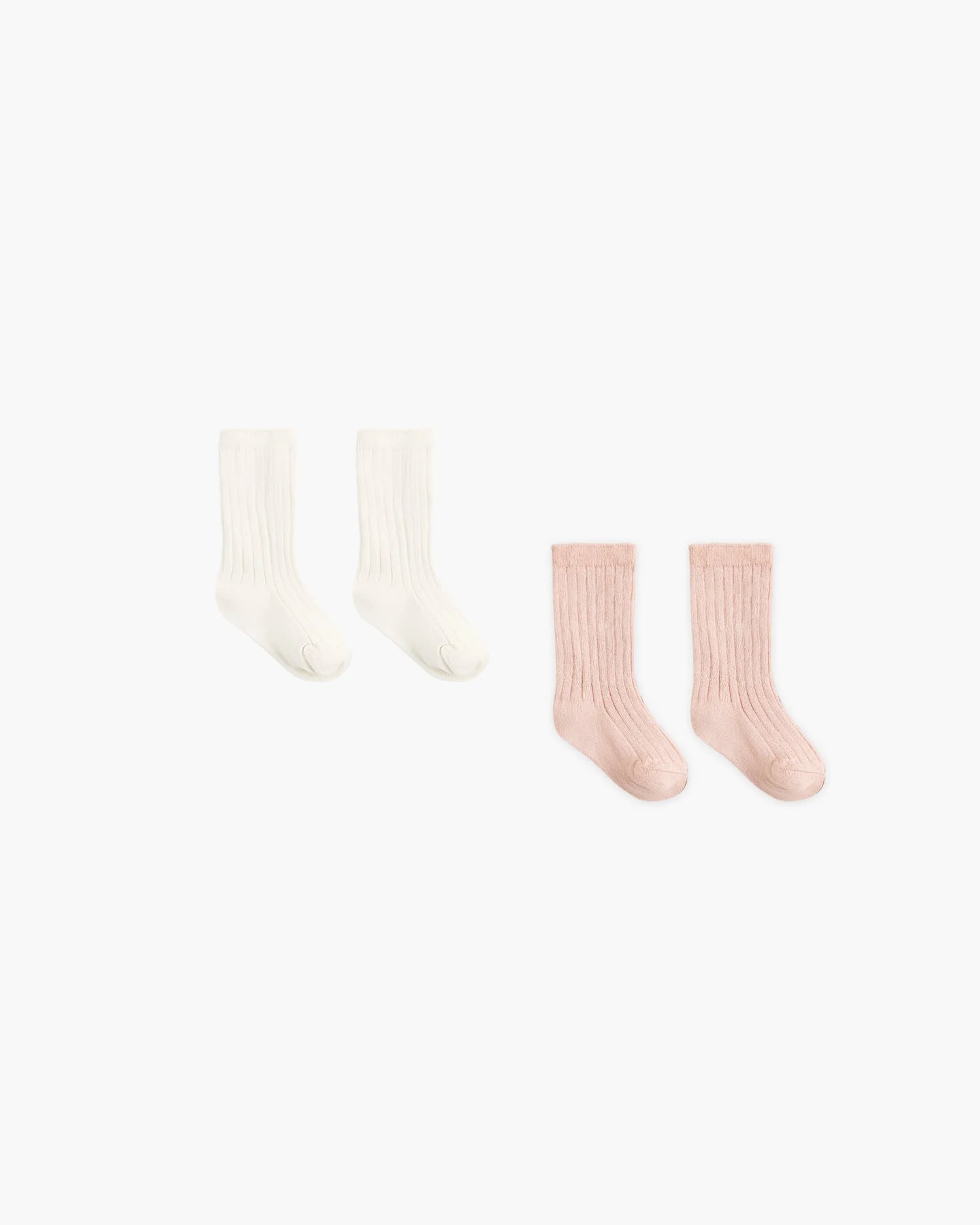 Socks Set Natural, Dusty Rose