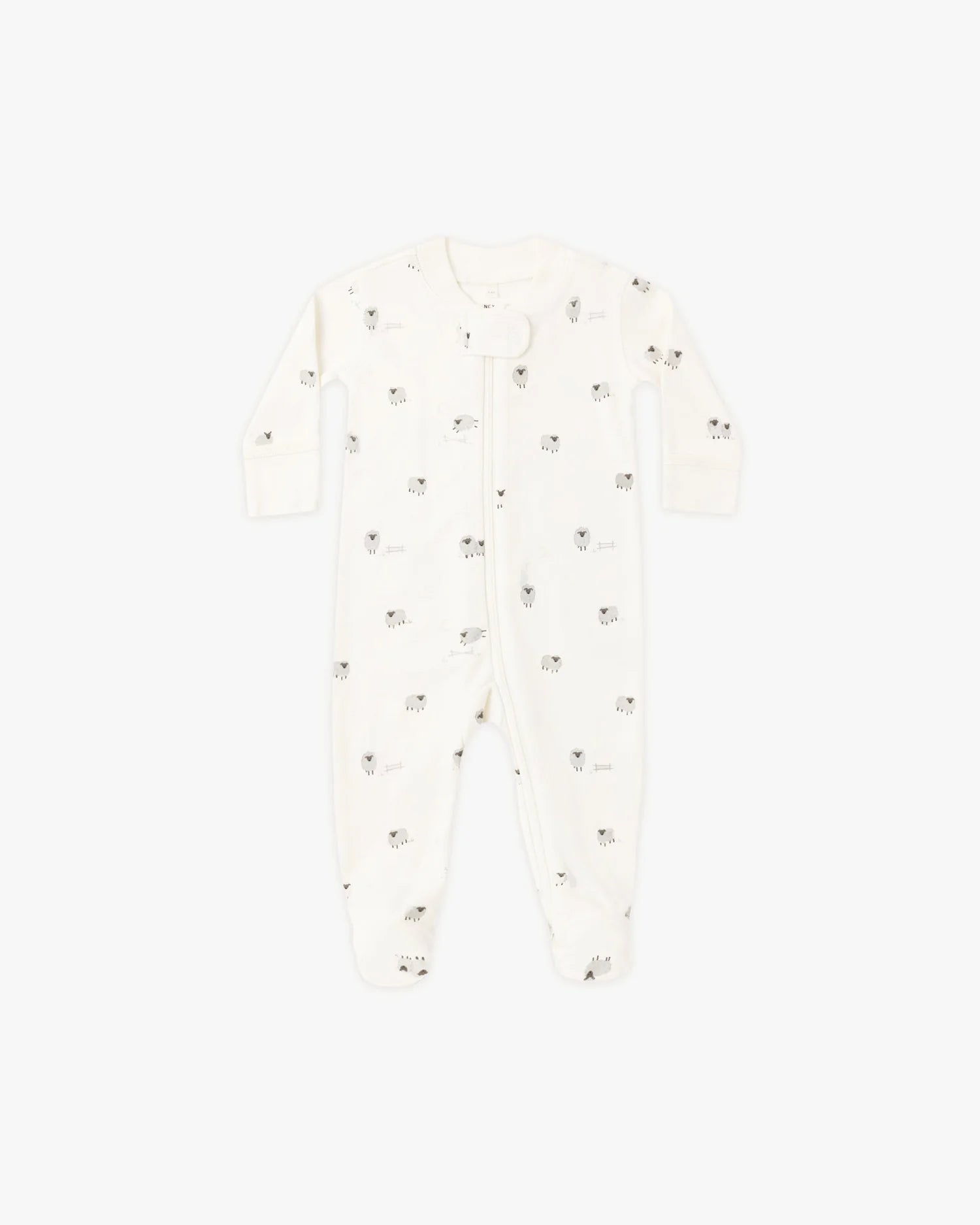 Zip Long Sleeve Sleeper Footie Sheep