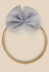 Flutter Tulle Headband Frost