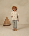 Short Sleeve Mason Shirt Sailboats