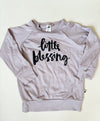 Pullover Mauve Little Blessing