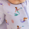 Zippered Romper in Mermaids