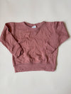 J&L 12-18m crew neck sweater rose