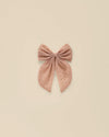 Oversized Bow Dusty Rose