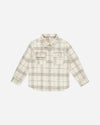 Collared Long Sleeve Shirt Rustic Plaid