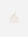 Knotted Baby Hat Ivory