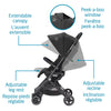 Lara Ultracompact Stroller - Essential Black