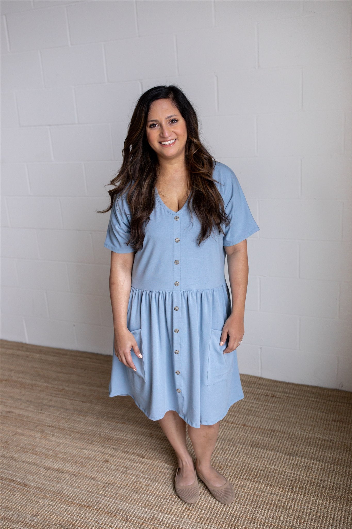 Ladies Pocket Dress - Mike & Jojo Baby Boutique Ladies Pocket Dress - Mike & Jojo Baby Boutique
