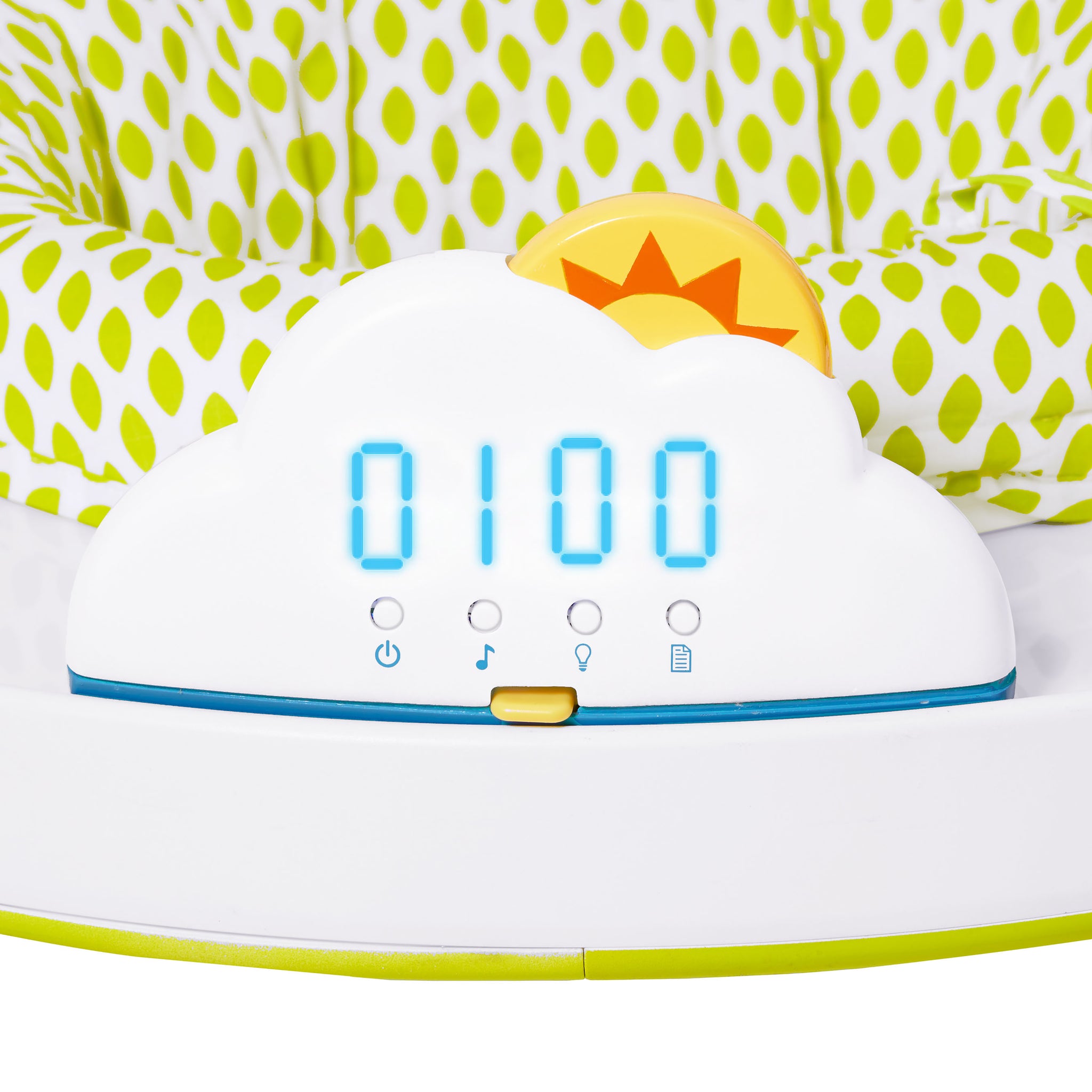 Skip Hop Jumpscape Activity Jumper with 360-degree rotating seat for babies