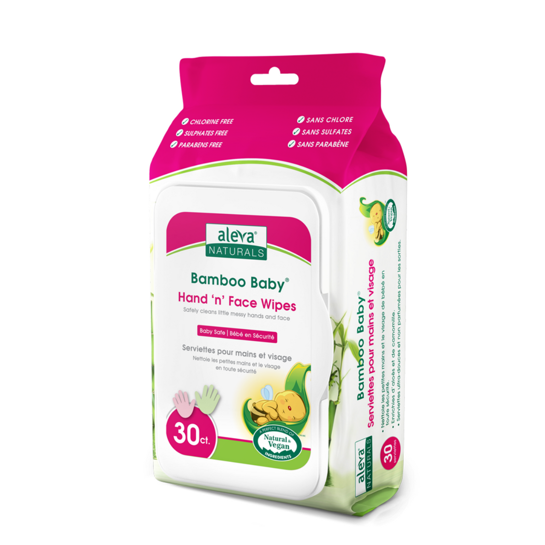 Bamboo Baby Hand 'n' Face Wipes Mike Jojo Baby Boutique
