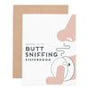 Butt Sniffing Sister Greeting Card