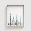 Pine Trees Art Print Vertical