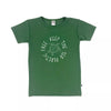Baby/Kid's/Youth 'Keep the Sea Plastic Free' T-Shirt | Slim Fit | Leaf Green