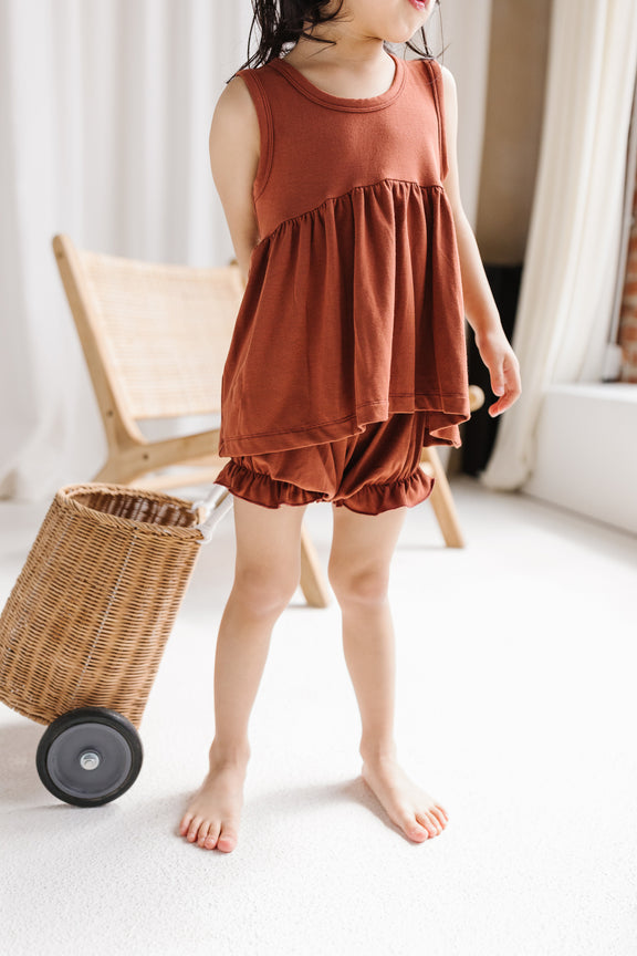 Chestnut Ruffle Bloomer