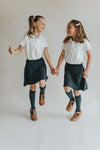 Navy Kids Skort