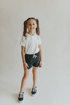 Navy Kids Basic Shorts