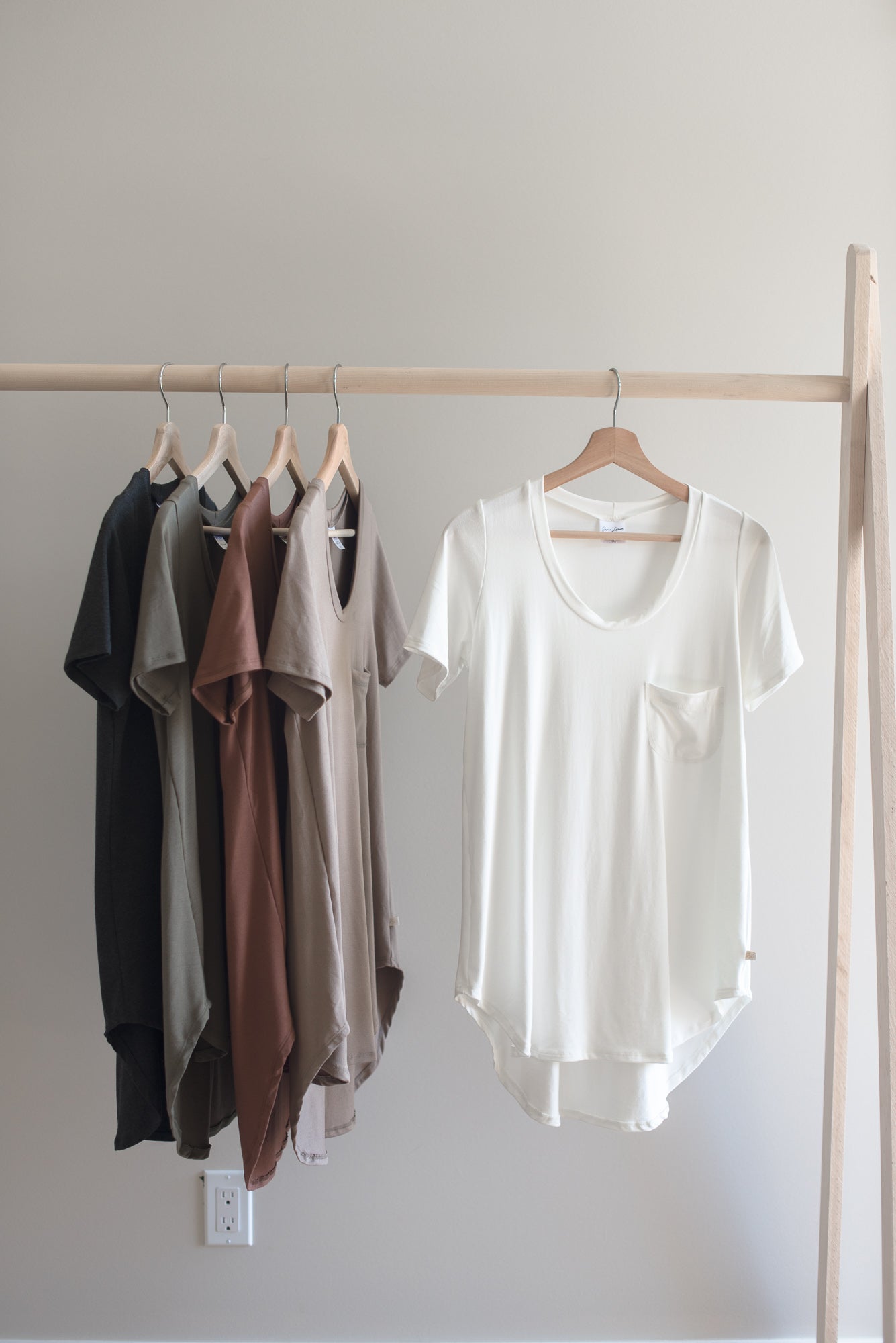 Jax & Lennon ladies tunic scoop neck bamboo rayon blend