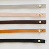 Thin Removable Leather Band Pin