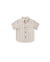 Collared Shirt Grey Stripe