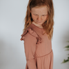 Youth Harper Dress | Terracotta