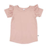 Baby/Kid's Ruffle-Sleeve T-shirt | Rosewood