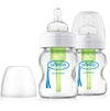 5 oz/150 ml Options Wide-Neck Glass Bottle, 2-Pack