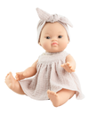 Lily doll with linen dress
