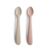 Silicone Feeding Spoons 2pk (Blush/SSand)
