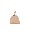 knotted baby hat | apricot